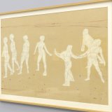 Exposée en juin 2015 au Musée Jenisch, "Etude de composition pour Floraison" du peintre Ferdinand Hodler fait partie des oeuvres désormais accessibles en ligne (archives). KEYSTONE/CHRISTIAN BRUN